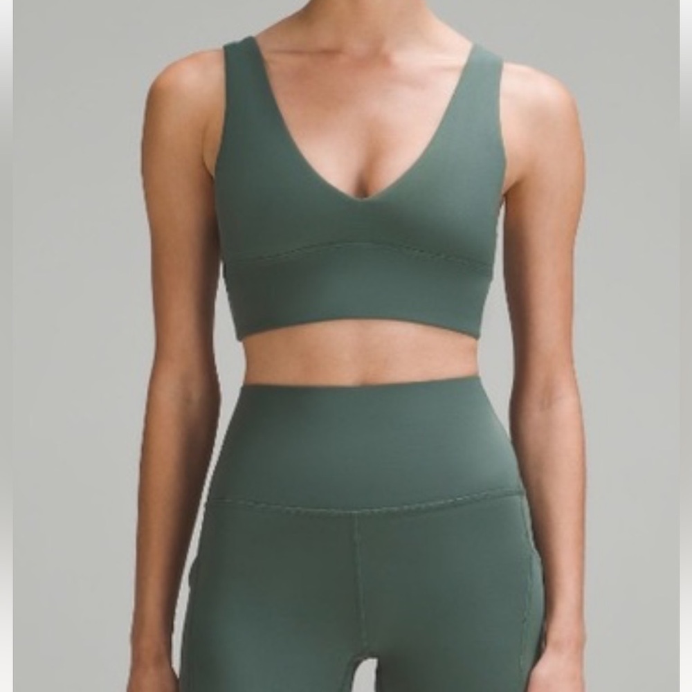 Lululemon V Neck Align A/B - Dark Forest